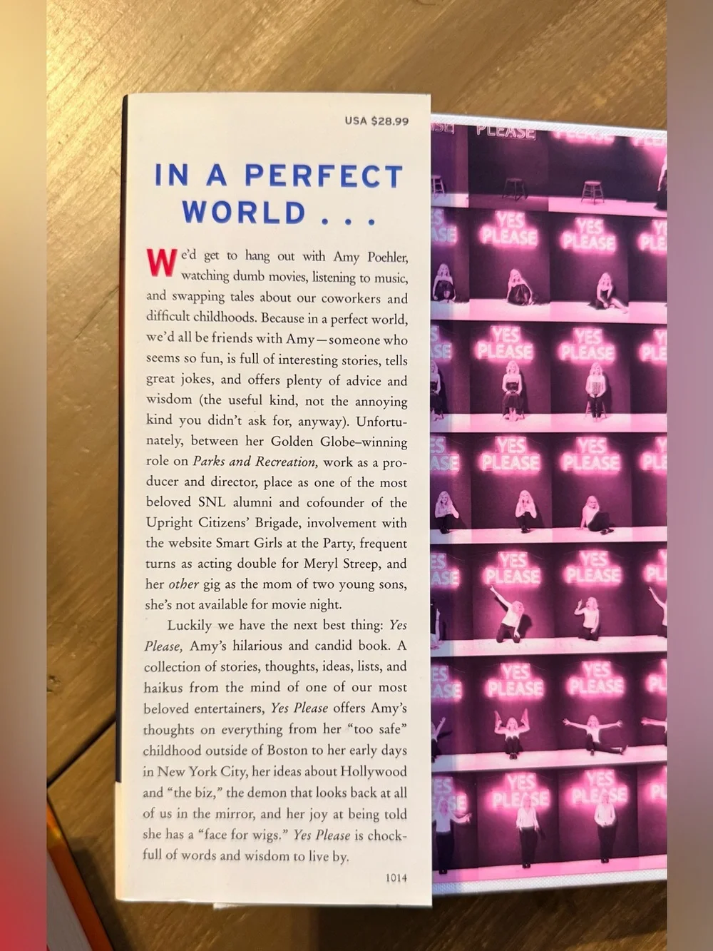 Amy Poehler Yes Please Hardcover Memoir Book First Edition Comedy‎ Autobiography